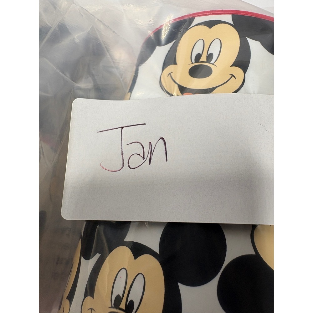 Disney Mickey Mouse Bathroom Set Soap Dispenser and Toothbrush Holder Red Black - Picture 6 of 6